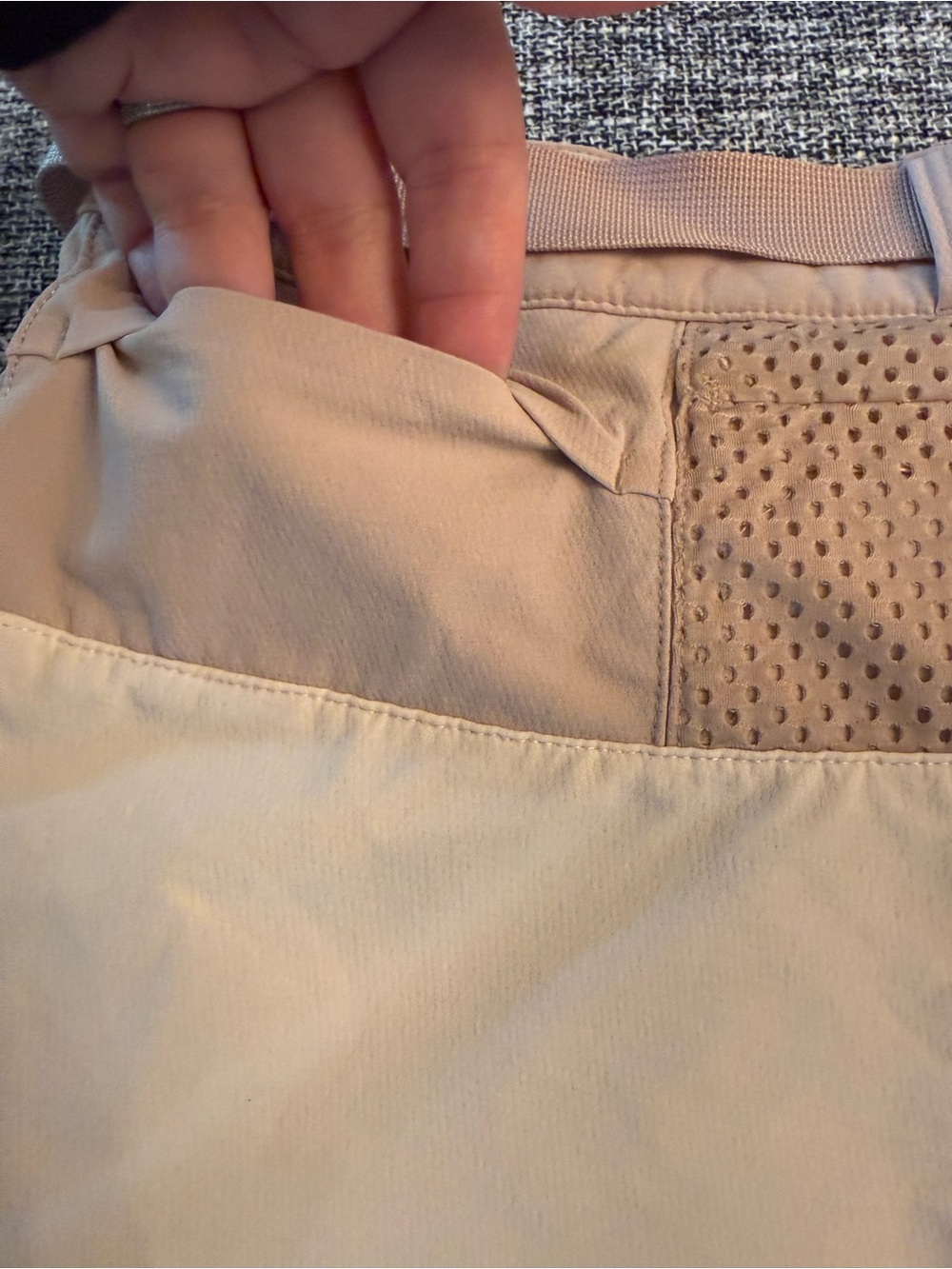Outdoor Voices Colorblock Shorts in Pink - Picture 6 of 7